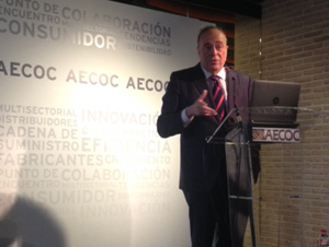 José Luis Nueno, en la presentación de AECOC.